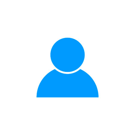 User icon vector. Flat design style eps 10のイラスト素材