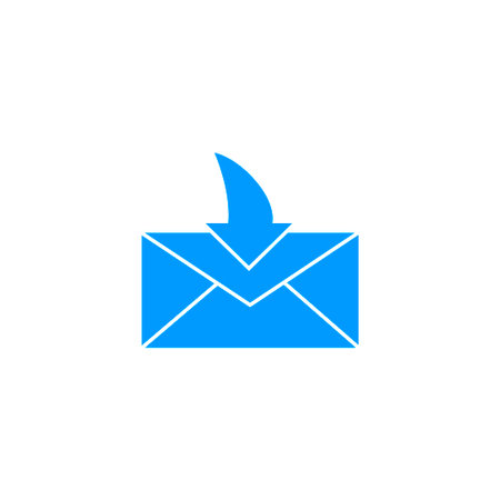 envelope mail symbol. Flat design style. EPSのイラスト素材