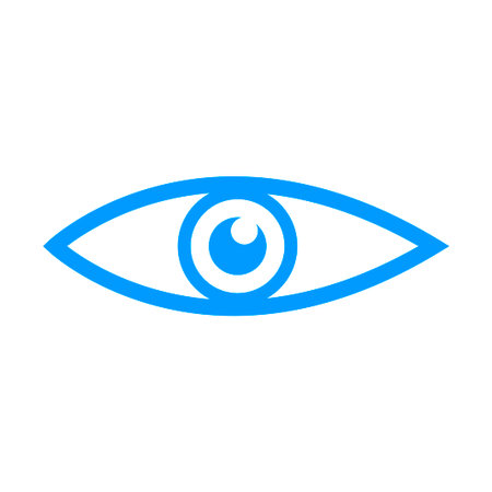 Eye icon. Flat design style eps 10のイラスト素材