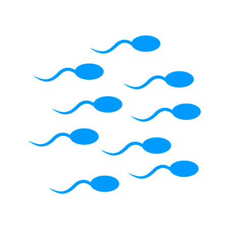 Sperm icon. Flat design style eps 10のイラスト素材