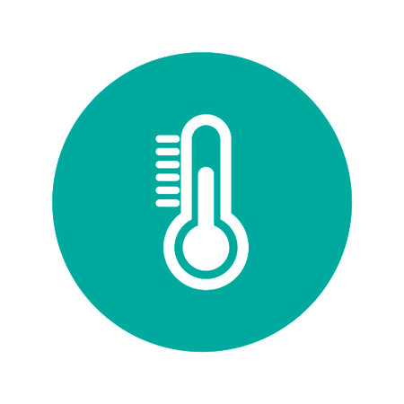 Thermometer icon. Flat design style eps 10のイラスト素材
