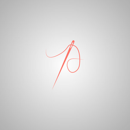 Needle icon  Flat design styleのイラスト素材