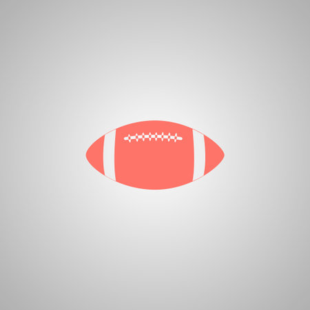 Vector American Football. Flat design styleのイラスト素材
