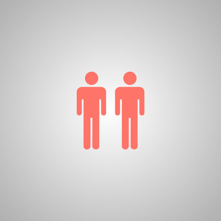 couple icon,. Flat design styleのイラスト素材