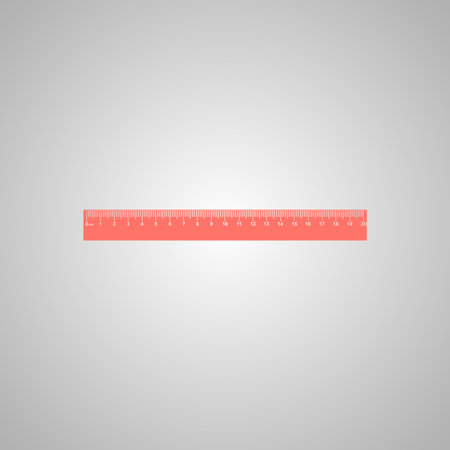 Ruler Icon. Flat design style. EPS 10のイラスト素材
