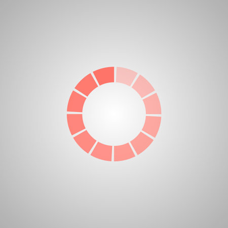 Vector circular loading icon. Flat design style eps 10