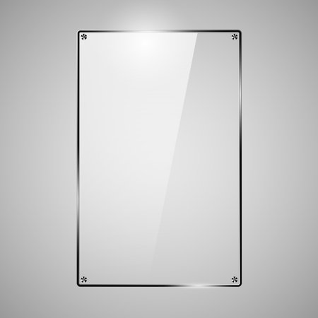 Glass Framework, design style modern vector illustration vector Illustrationのイラスト素材