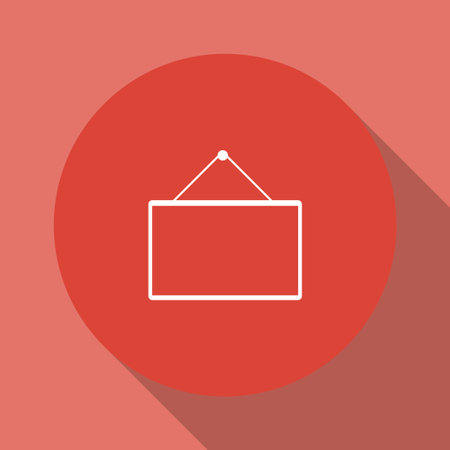 mathematical board icon. Flat design style eps 10のイラスト素材