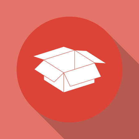 box vector illustration. Flat design style eps 10のイラスト素材