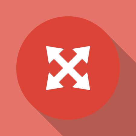 Fullscreen sign icon. Arrows symbol. Vector EPSのイラスト素材