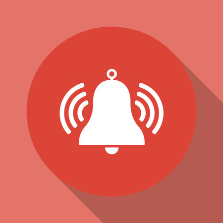 Vector Bell Icon Symbol. Flat illustration EPSのイラスト素材