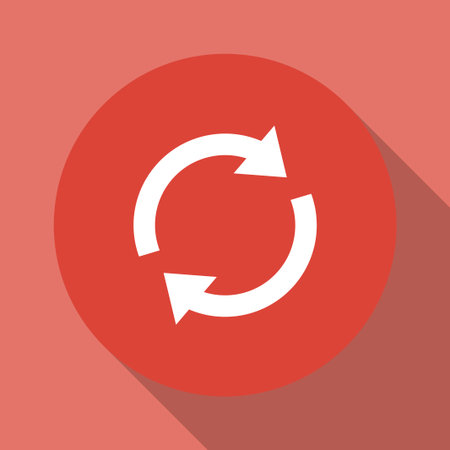 Update icon. Flat design style eps 10のイラスト素材