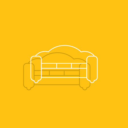 Comfortable sofa Icons.のイラスト素材