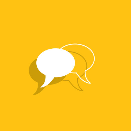 Speech bubbles icon.
