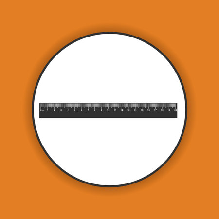 Ruler Icon. Flat design style. EPS 10のイラスト素材