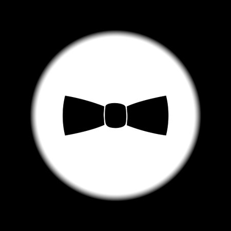 Bow tie, icon vector. Flat design style eps 10のイラスト素材