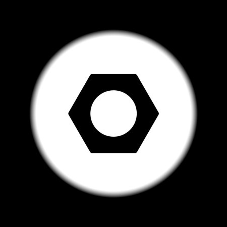 Vector nut Flat design style eps 10のイラスト素材