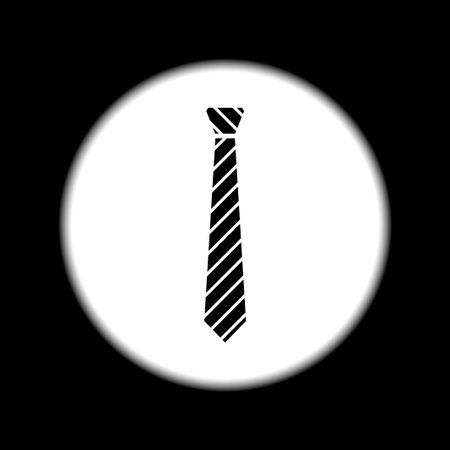 Simple icon tie. Flat design style eps 10のイラスト素材