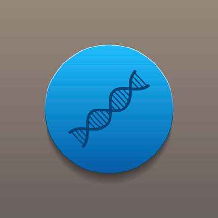 Vector DNA icon. Flat design style eps 10のイラスト素材