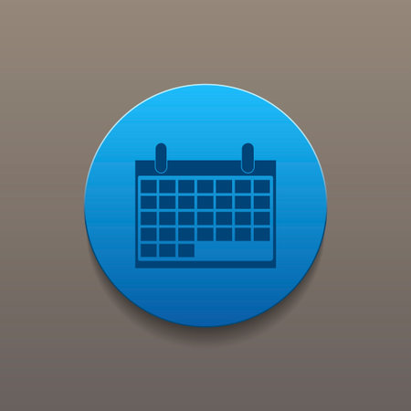 calendar - vector icon. Flat design style eps 10のイラスト素材