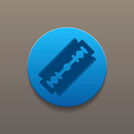 Blade razor icon. Flat design style eps 10のイラスト素材