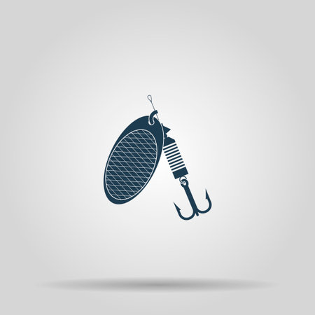 Fishing baits. Vector concept illustration for design.のイラスト素材