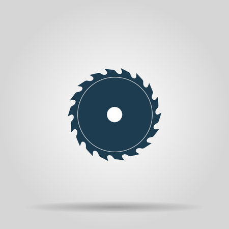 Circular saw blade. Concept illustration for design.のイラスト素材