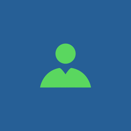 Flat icon of businessman. Flat design styleのイラスト素材