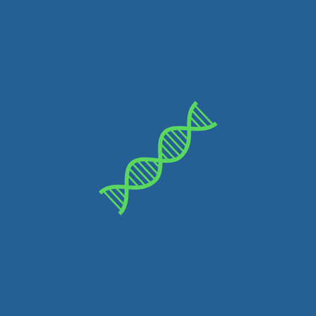 Vector DNA icon. Flat design style eps 10のイラスト素材