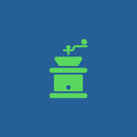 Coffee grinder. Flat design style eps 10のイラスト素材