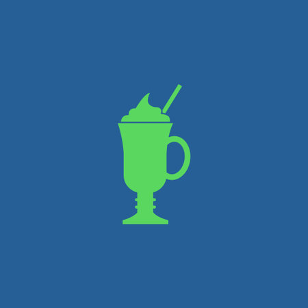 coffee cup icon. Flat design style eps 10