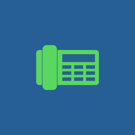 phone icon. Flat design style eps 10のイラスト素材