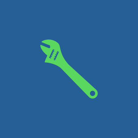 Wrench icon. Vector concept illustration for design.のイラスト素材
