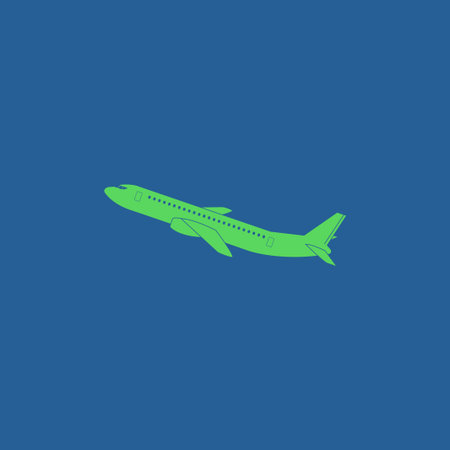 Plane icon. Vector illustration EPS 10 flatのイラスト素材