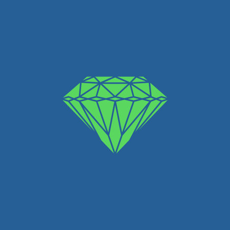 Diamond icon - Vector illustration EPS 10 flat