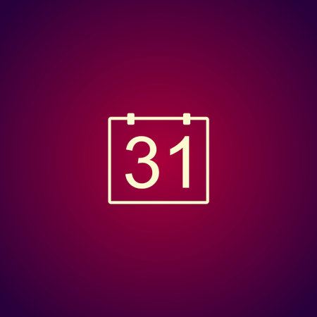 Calendar icon, flat vector illustration. EPS 10のイラスト素材