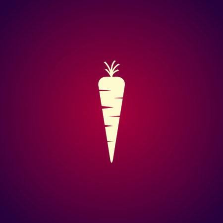 Carrot Vector Icon. Vector concept illustration for design.のイラスト素材