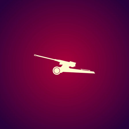 Artillery icon. Vector concept illustration for design.のイラスト素材