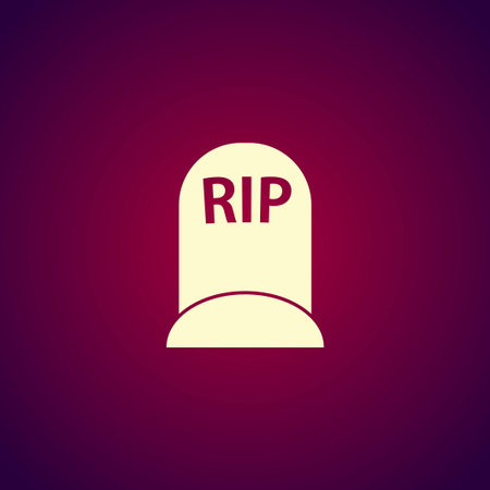 grave icon. Vector concept illustration for design.のイラスト素材