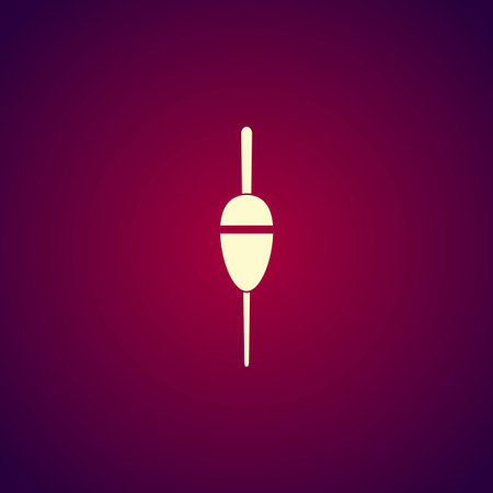Fishing sign icon. Float bobber symbol. Concept illustration for design.のイラスト素材