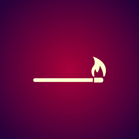 match icon. Flat design styleのイラスト素材