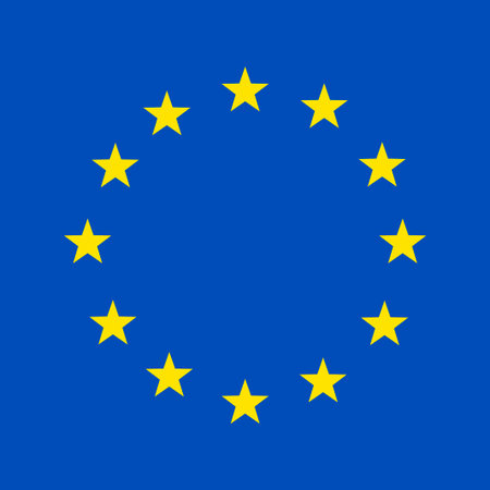 Flag of the European Union. Concept illustration for design.のイラスト素材