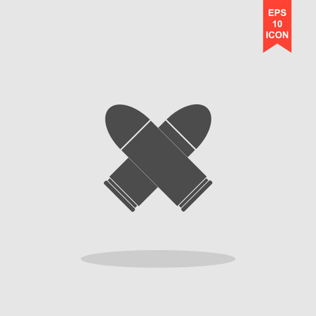 bullet icon. Flat design style eps 10のイラスト素材