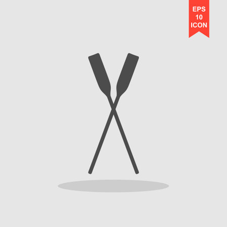 Paddle icon vector. Concept illustration for design.のイラスト素材