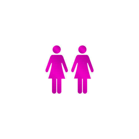 couple icon,. Flat design style epsのイラスト素材