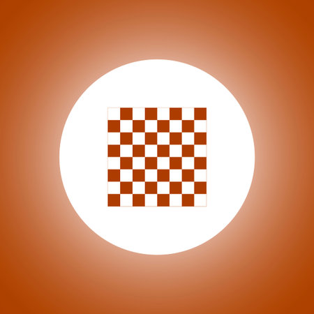 wooden chess board. flat view from top.