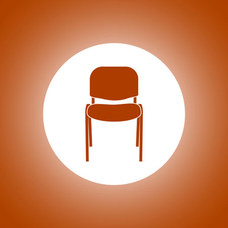 Chair Icon. Vector concept illustration for design.のイラスト素材