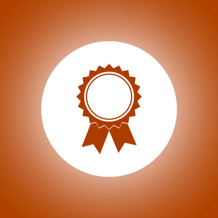 Vector medallion icon. Flat design styleのイラスト素材