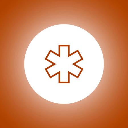 Vector medical icon. Modern design flat style iconのイラスト素材