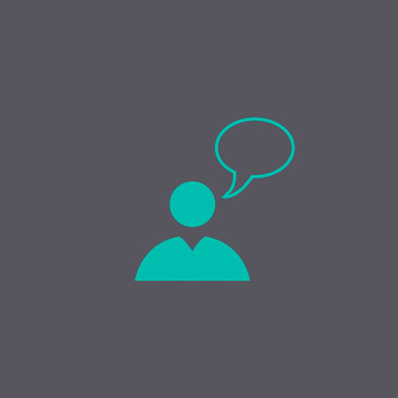 Flat icon of businessman. Flat design styleのイラスト素材